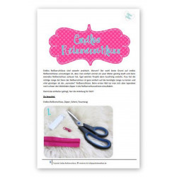 FREeBook Tutorial endlos Reißverschluss - Wie fädle ich einen endlos Reißverschluss ein?